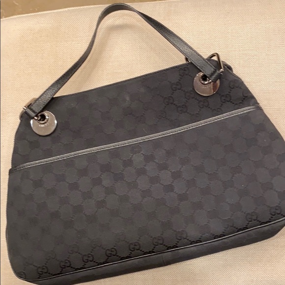 Gucci Handbags - GUCCI GG ECLIPSE SHOULDER BAG BLACK